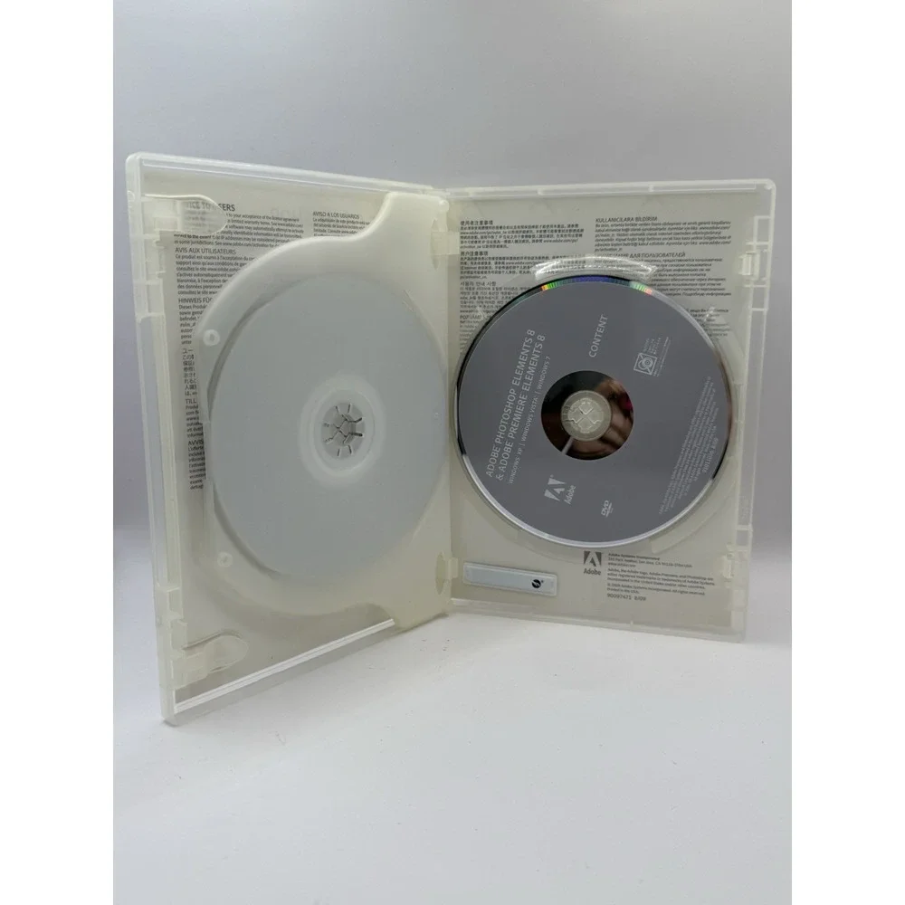 Genuine Original OEM Adobe Photoshop Elements 8 And Premier Elements 8